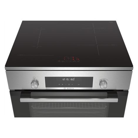 Bosch | Cooker | HLS79W351U Series 6 | Hob type Induction | Oven type Electric | Stainless Steel | Width 60 cm | Grilling | LCD - 2